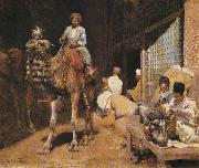 Edwin Lord Weeks A Market in Isphahan Germany oil painting artist